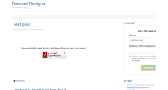 Desktop Screenshot of dresseldesigns.net