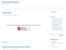 Tablet Screenshot of dresseldesigns.net